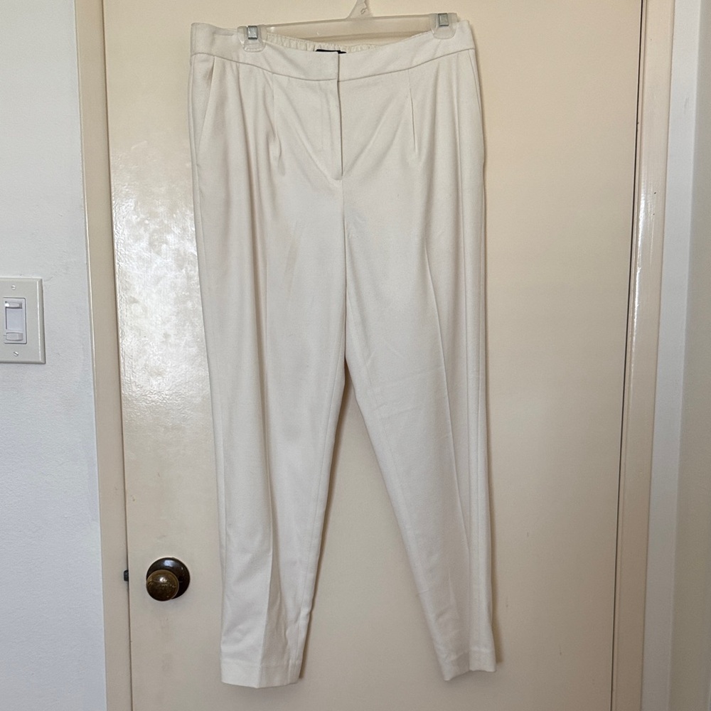 Trouvé pleated White Women's trouser pants size 8
